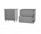 Кухня Аттика Plastic Н582 Slidebox Стол 800 ГЛУБОКИЙ - Мебель | Мебельный | Интернет магазин мебели | Екатеринбург