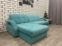 Диван Аккордеон 1480 с малой оттоманкойи подлокотниками на НПБ - Мебель | Мебельный | Интернет магазин мебели | Екатеринбург