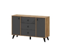 Комод Байкал 3 ящика двухстворчатый на 1140 - Мебель | Мебельный | Интернет магазин мебели | Екатеринбург