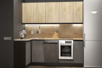 Кухня угловая Адажио Прайм 400 1100*2000 - Мебель | Мебельный | Интернет магазин мебели | Екатеринбург