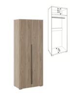 Подростковая Осло NEW Торцев. М01 Шкаф 2х дверный штанга - Мебель | Мебельный | Интернет магазин мебели | Екатеринбург