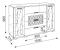 Гостиная Тиффани Модуль №11 Комод-витрина - Мебель | Мебельный | Интернет магазин мебели | Екатеринбург